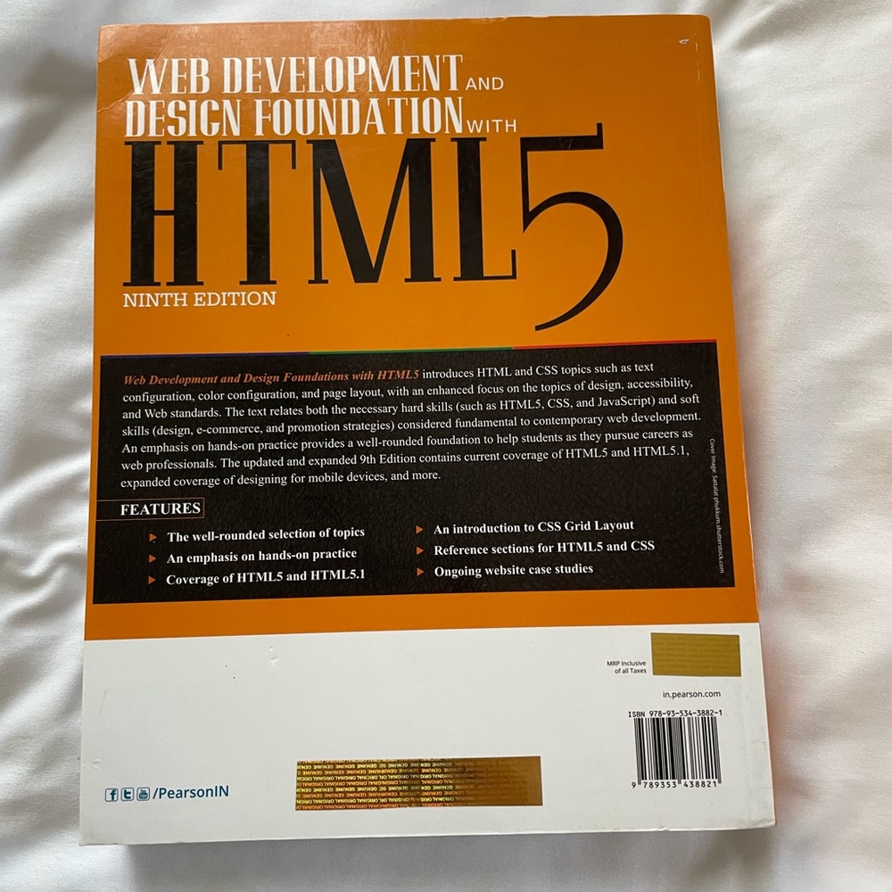 Web Development And Design Foundation With HTML 5 9th edition Book - Picture 2 of 2